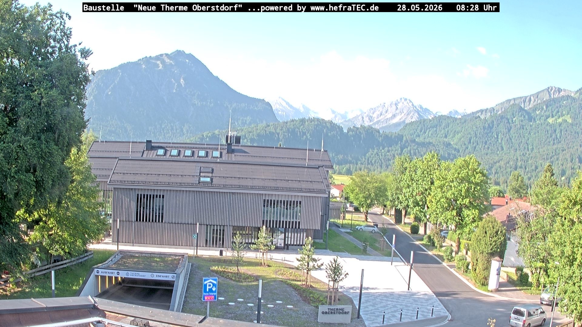 Archived image Webcam Tourist Information Oberstdorf Haus