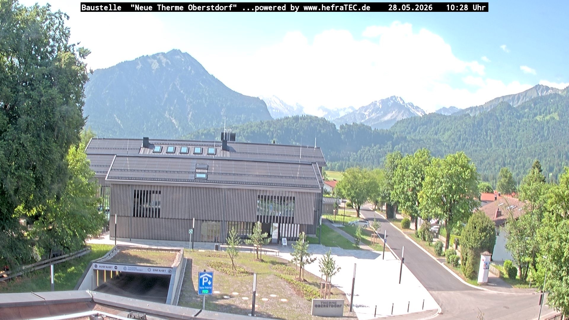 Archived image Webcam Tourist Information Oberstdorf Haus