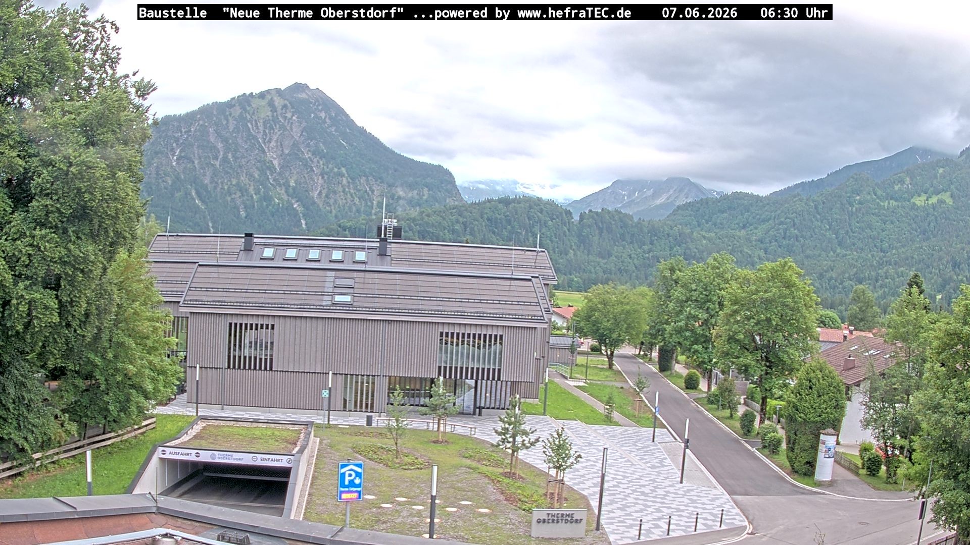 Archiv Foto Webcam Touristinformation Oberstdorf Haus