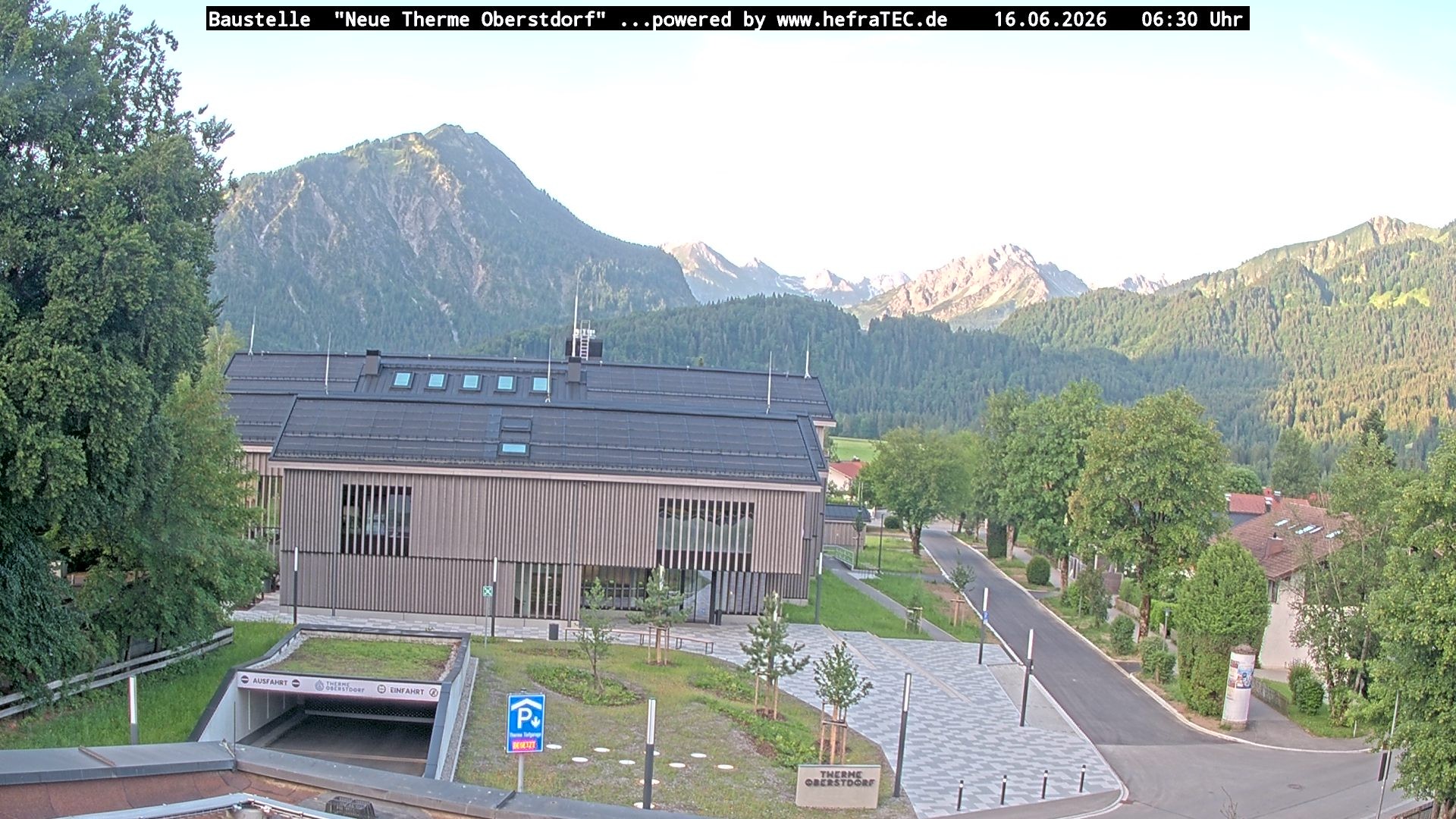 Archiv Foto Webcam Touristinformation Oberstdorf Haus