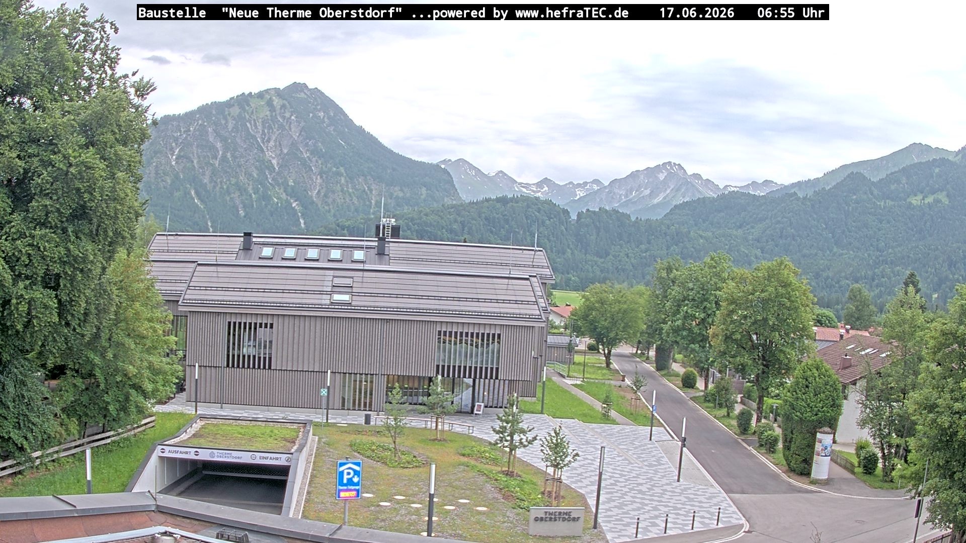 Archiv Foto Webcam Touristinformation Oberstdorf Haus