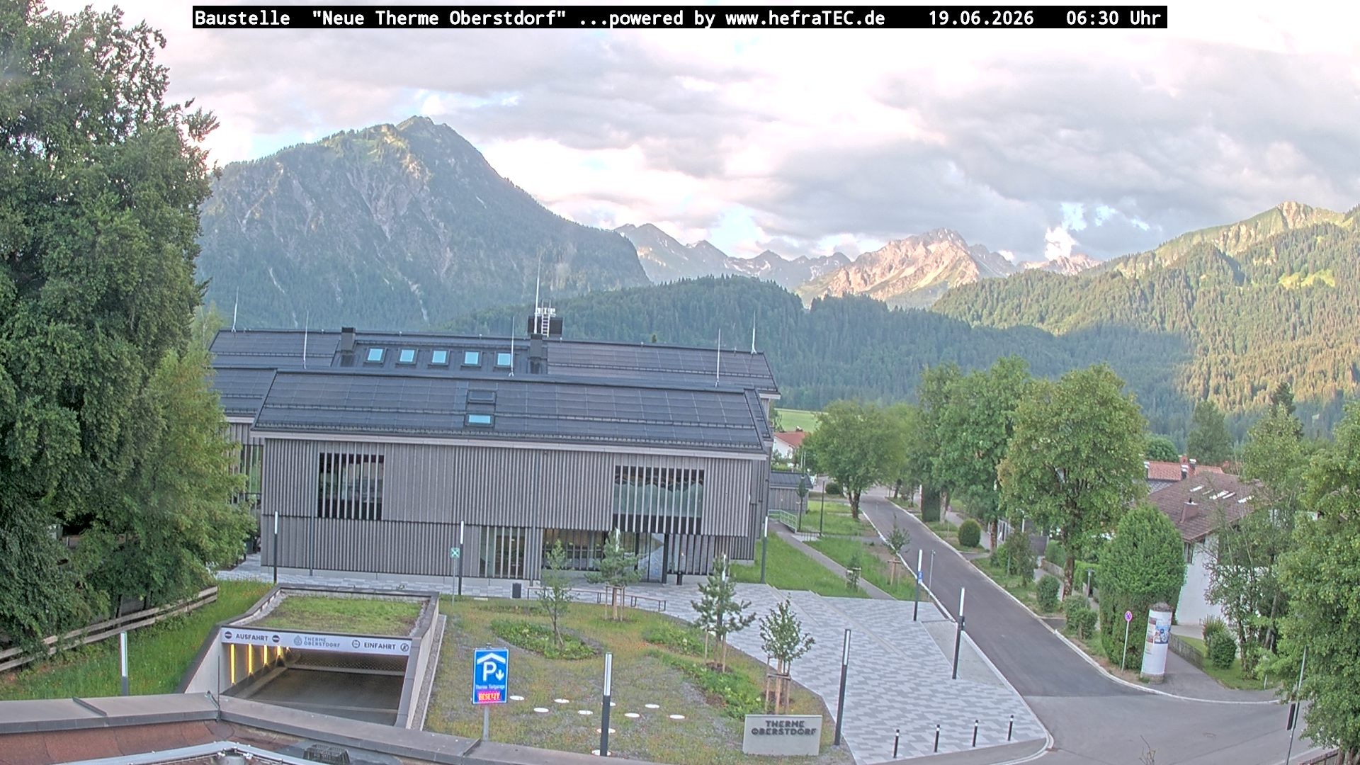 Archiv Foto Webcam Touristinformation Oberstdorf Haus