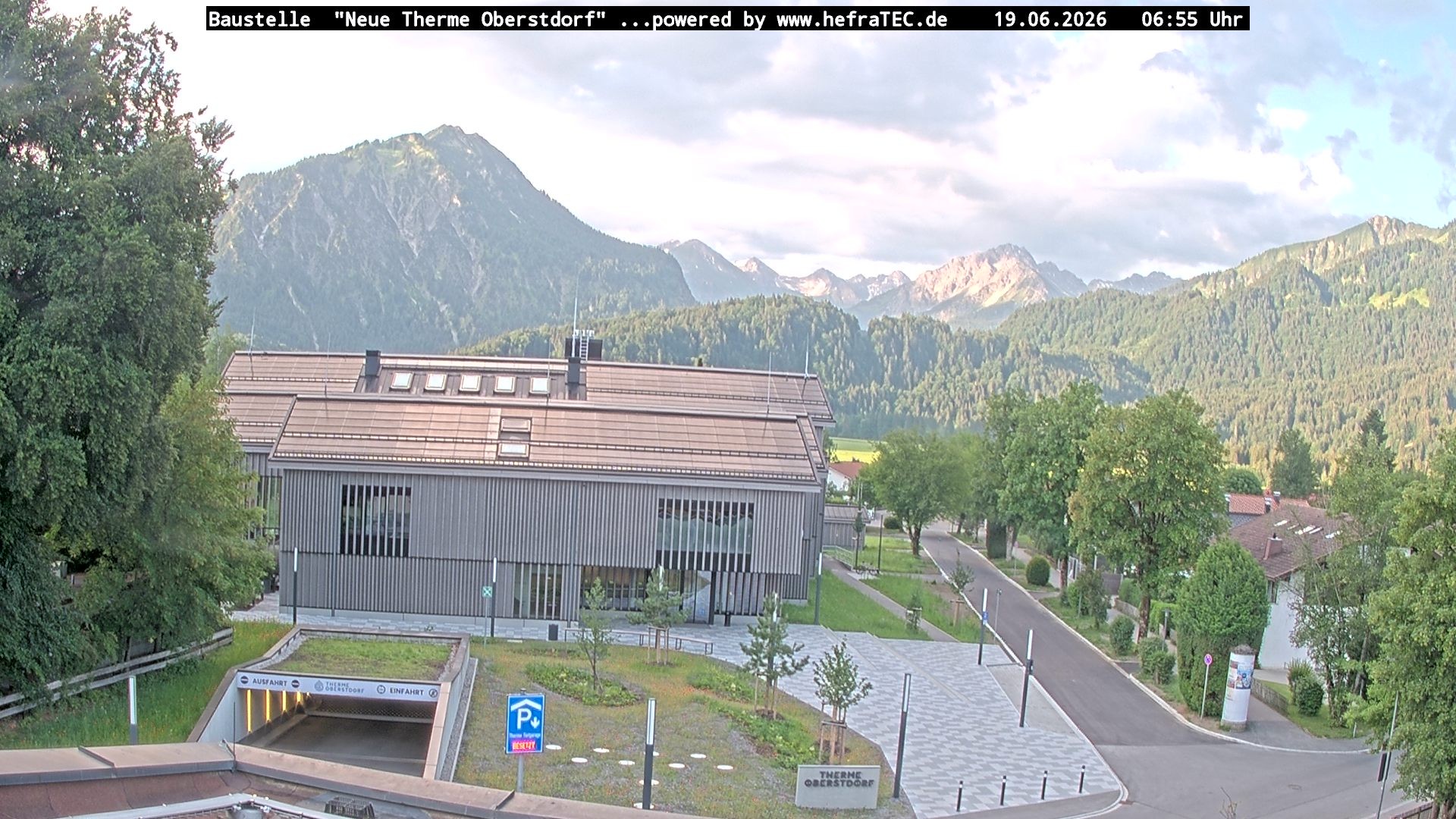 Archiv Foto Webcam Touristinformation Oberstdorf Haus