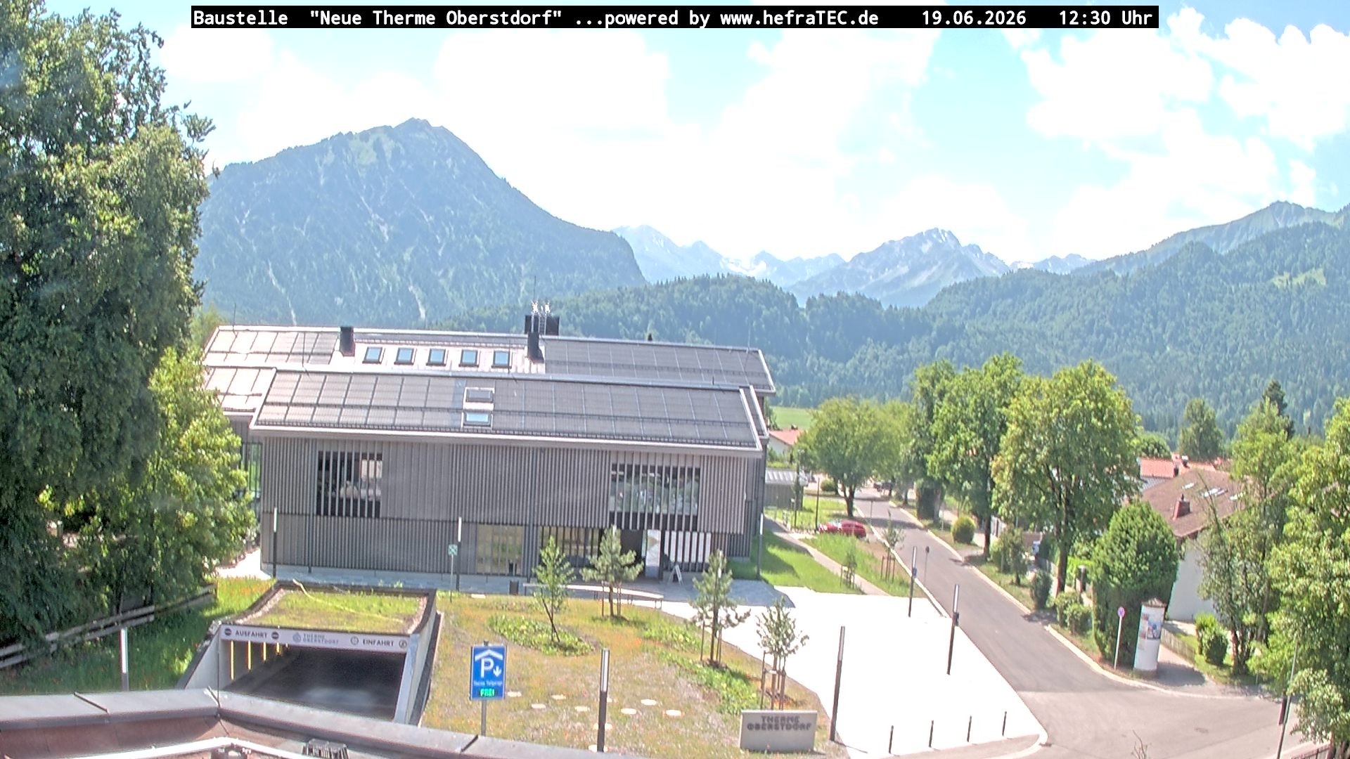 Archiv Foto Webcam Touristinformation Oberstdorf Haus