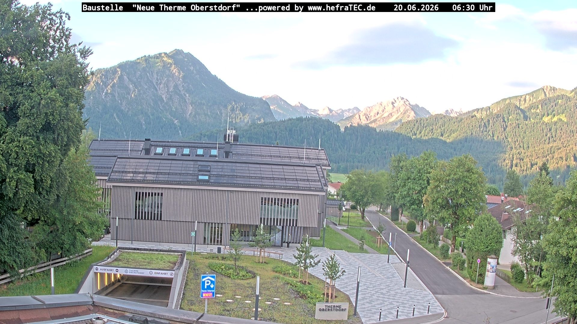 Archiv Foto Webcam Touristinformation Oberstdorf Haus