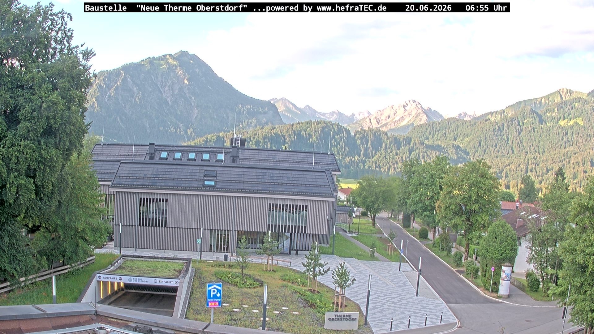 Archiv Foto Webcam Touristinformation Oberstdorf Haus