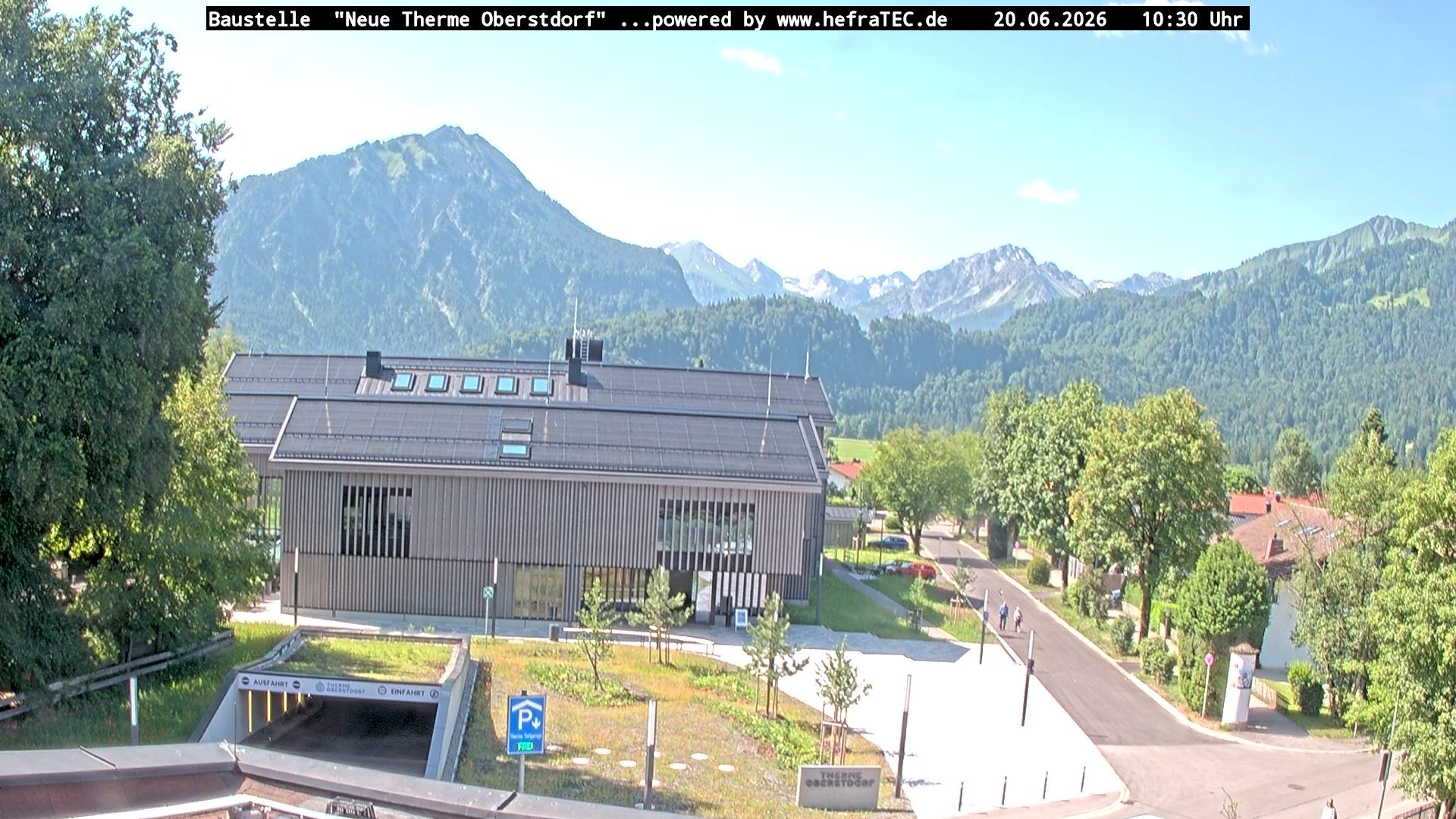 Archiv Foto Webcam Touristinformation Oberstdorf Haus