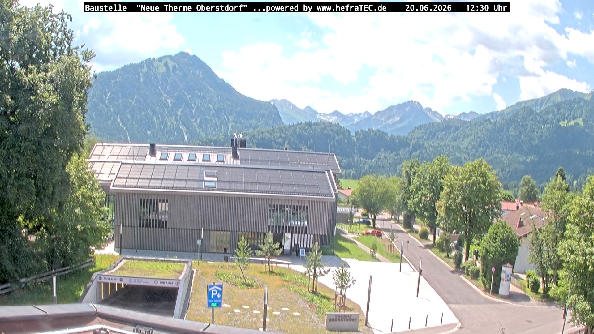 Archiv Foto Webcam Touristinformation Oberstdorf Haus
