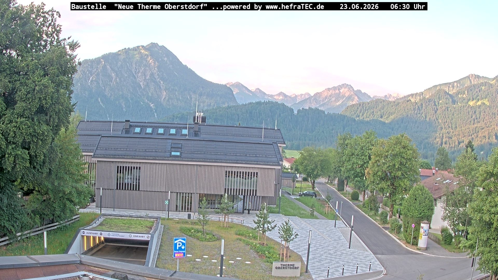Archiv Foto Webcam Touristinformation Oberstdorf Haus