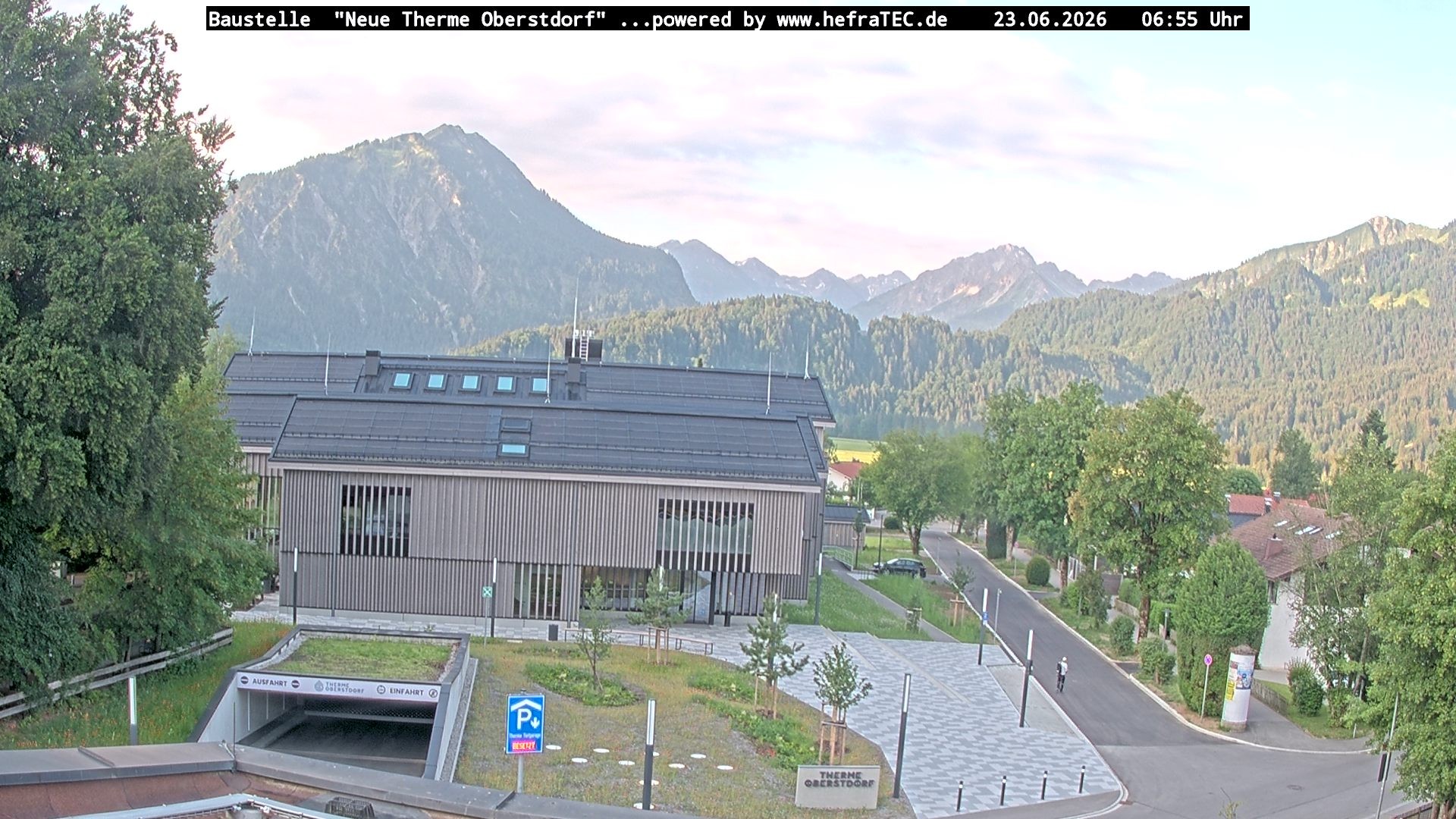 Archiv Foto Webcam Touristinformation Oberstdorf Haus