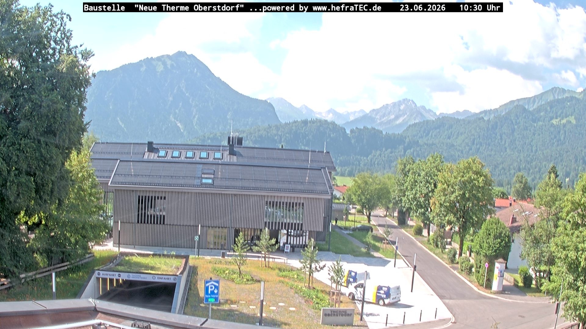 Archiv Foto Webcam Touristinformation Oberstdorf Haus