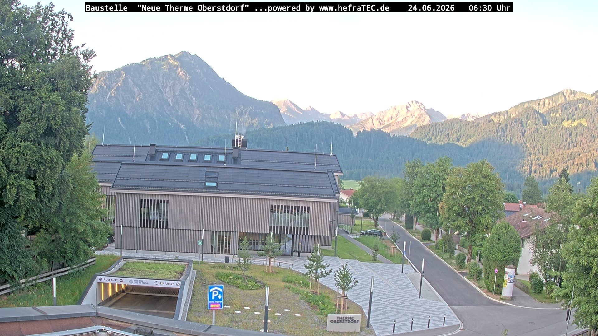 Archiv Foto Webcam Touristinformation Oberstdorf Haus
