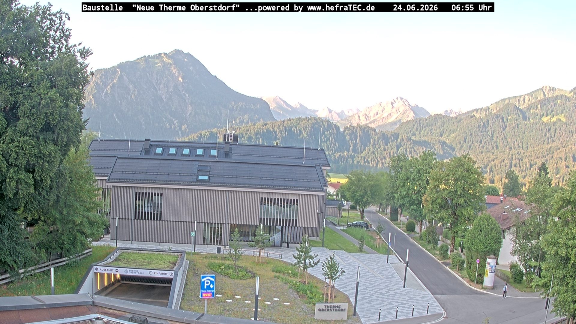 Archiv Foto Webcam Touristinformation Oberstdorf Haus