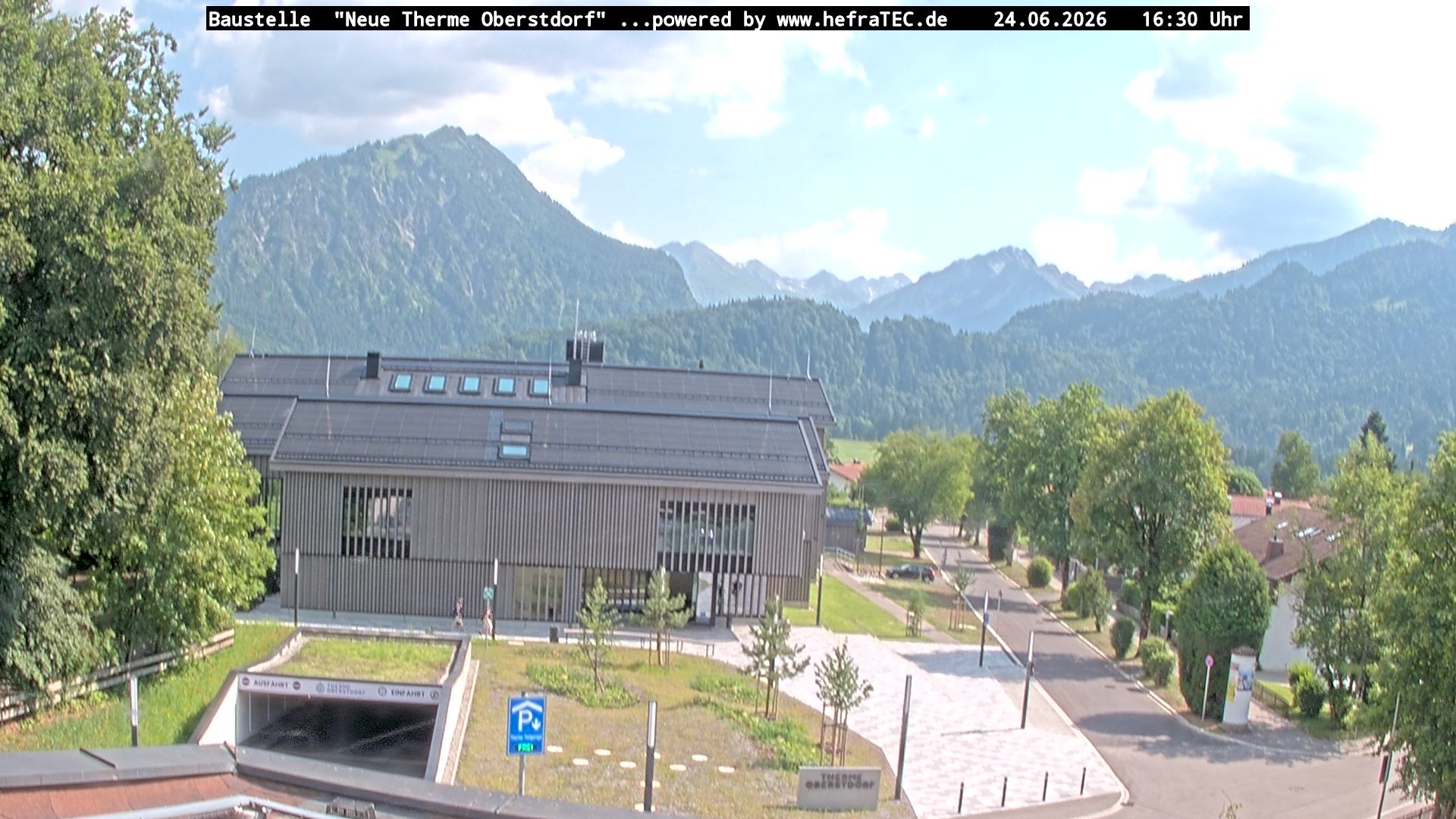 Archiv Foto Webcam Touristinformation Oberstdorf Haus