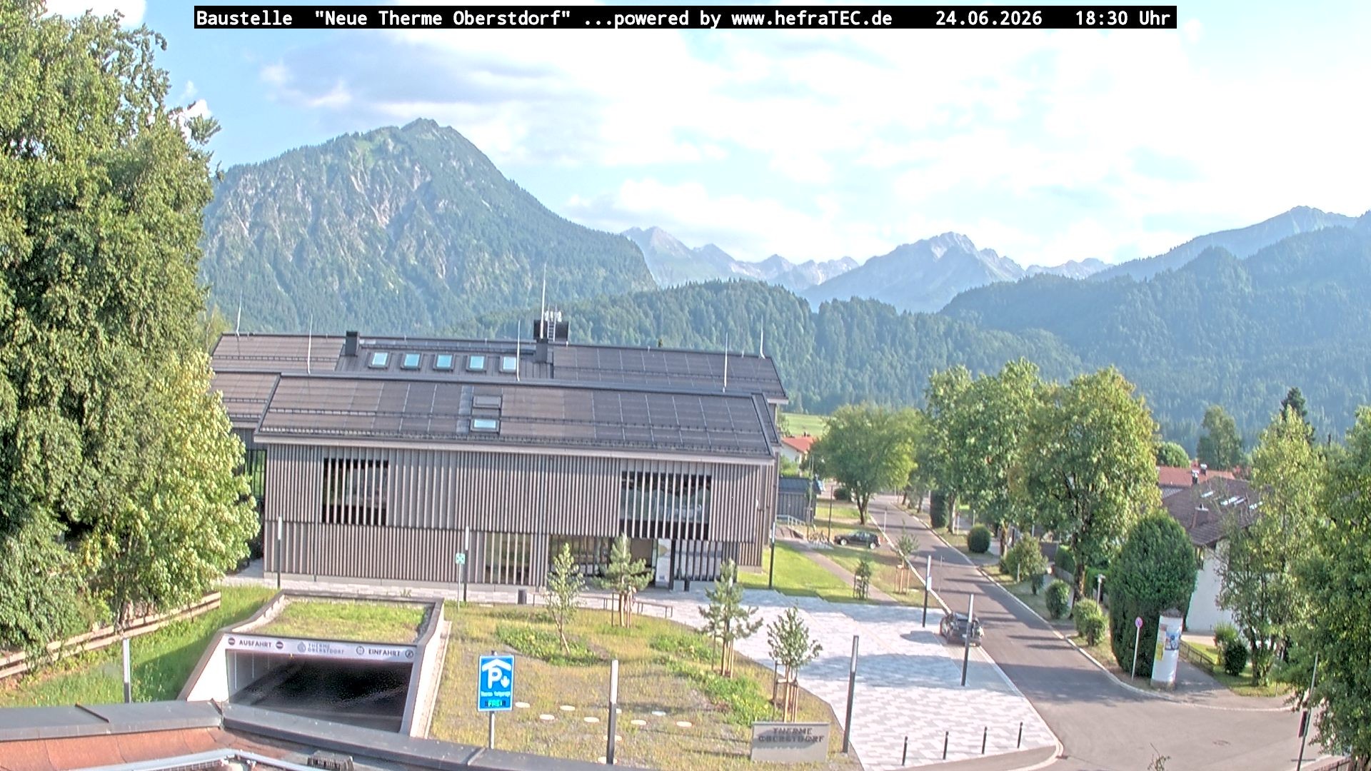 Archiv Foto Webcam Touristinformation Oberstdorf Haus
