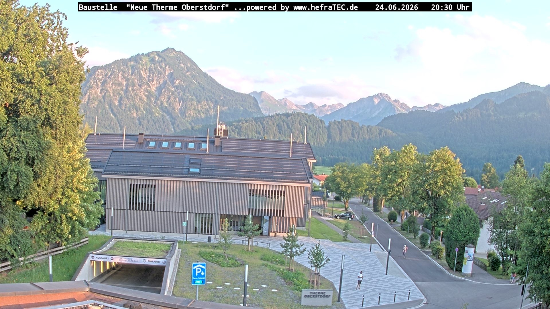 Archiv Foto Webcam Touristinformation Oberstdorf Haus