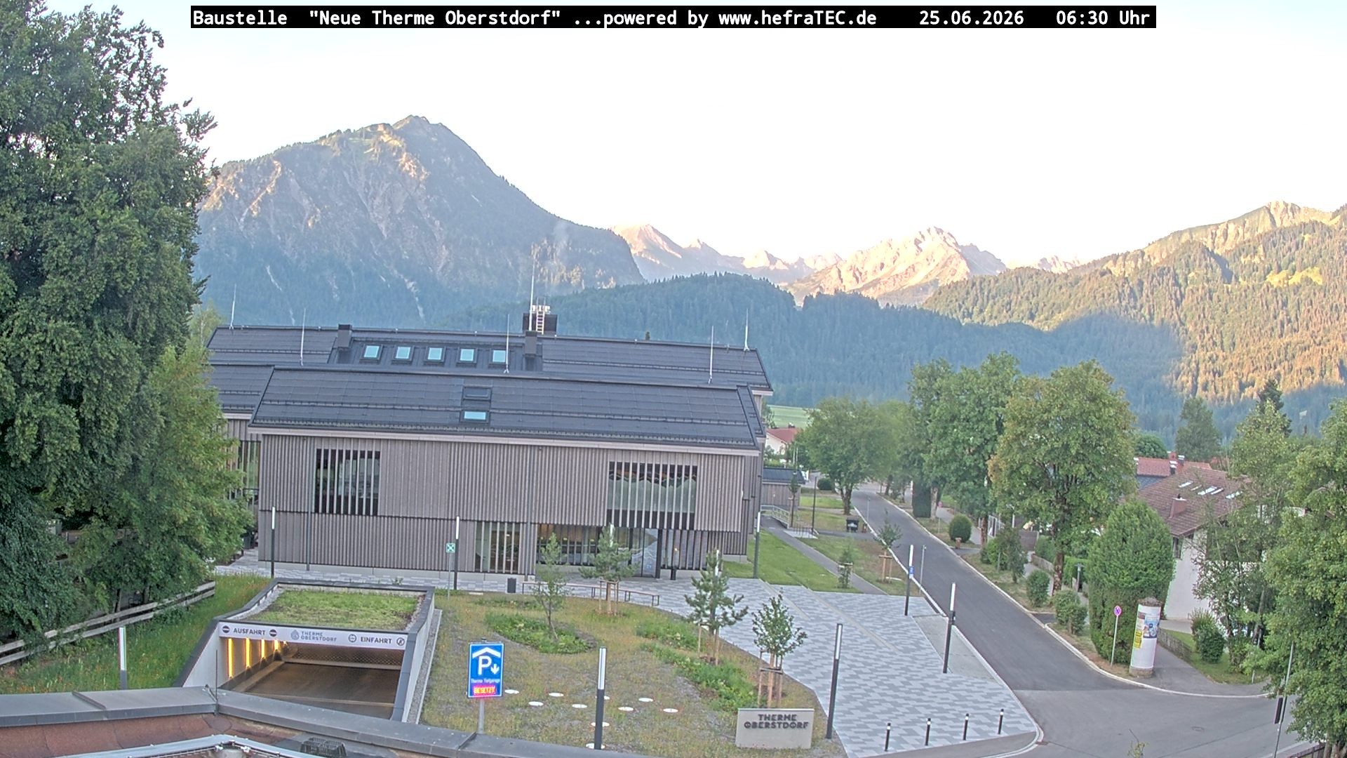 Archiv Foto Webcam Touristinformation Oberstdorf Haus