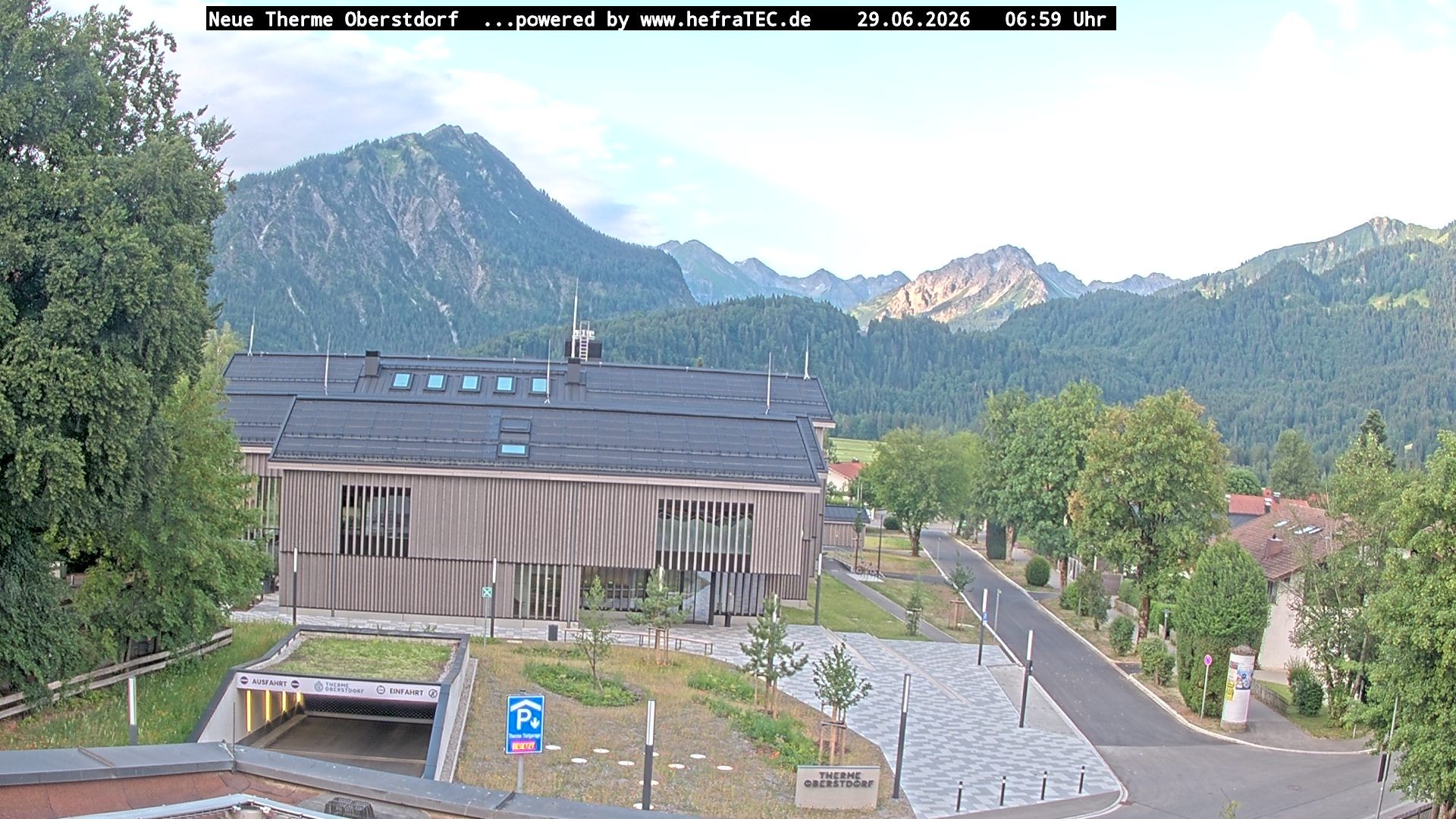 Archiv Foto Webcam Touristinformation Oberstdorf Haus