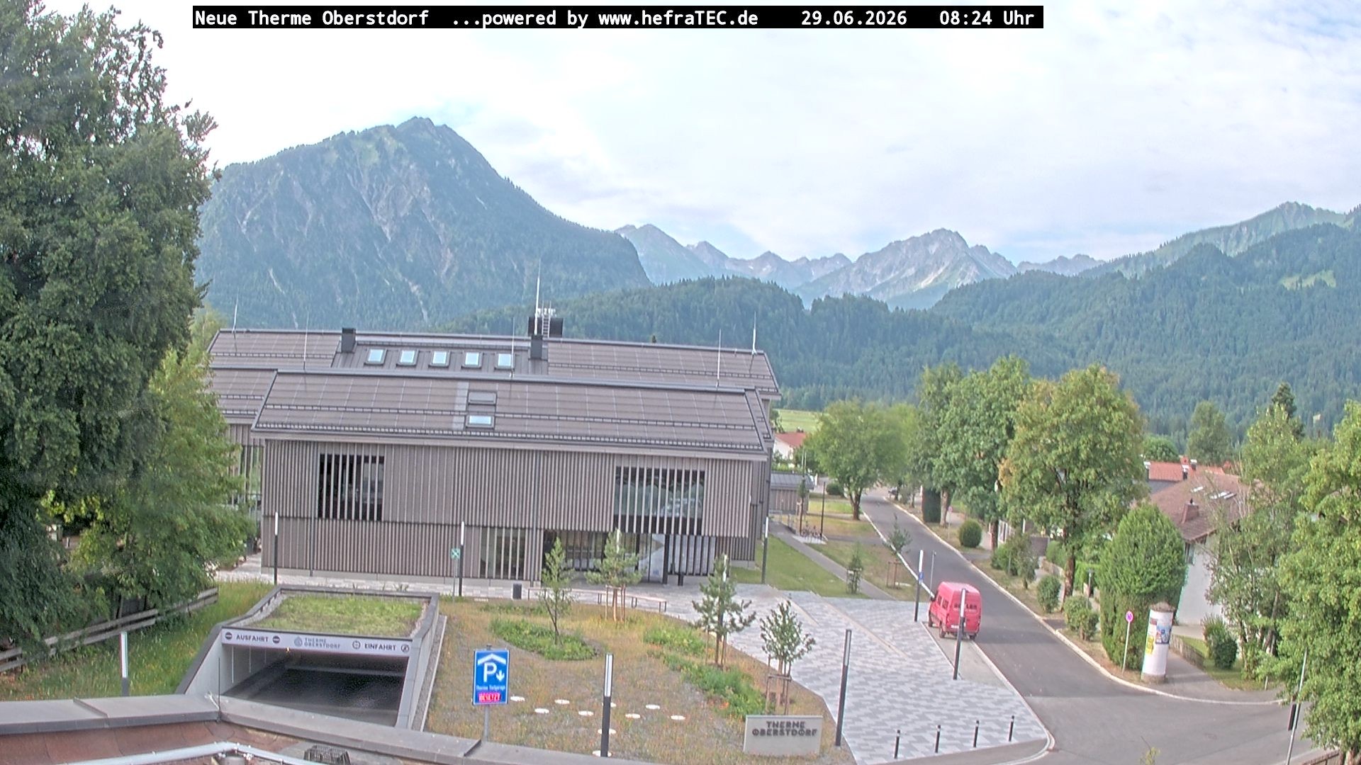Archiv Foto Webcam Touristinformation Oberstdorf Haus