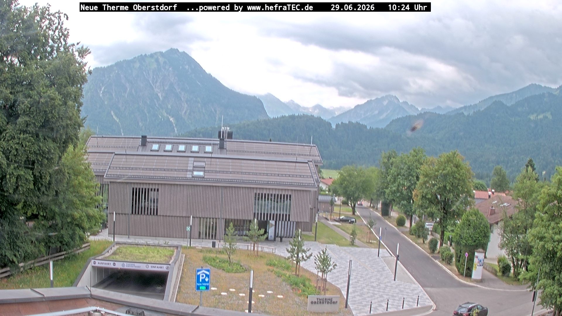 Archiv Foto Webcam Touristinformation Oberstdorf Haus