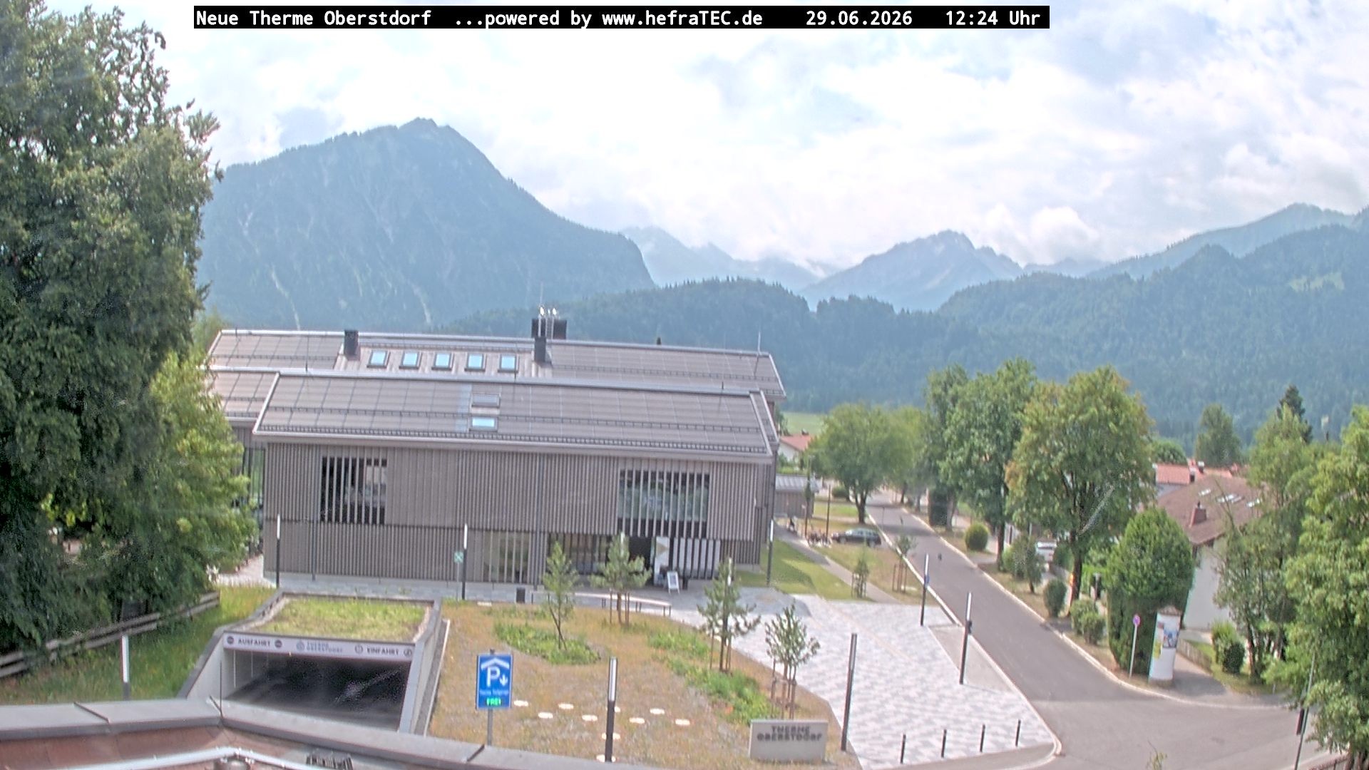 Archiv Foto Webcam Touristinformation Oberstdorf Haus