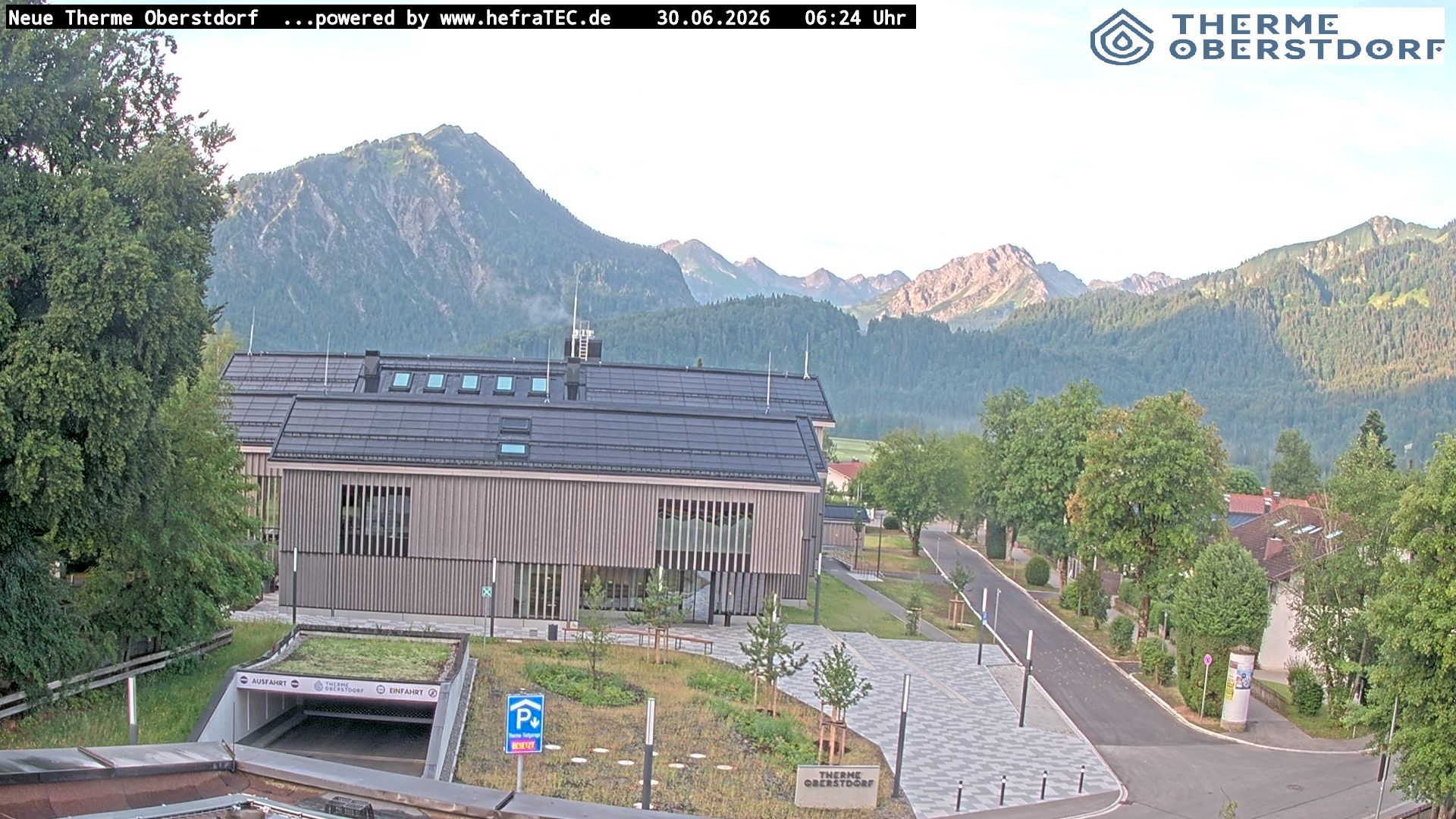 Archiv Foto Webcam Touristinformation Oberstdorf Haus