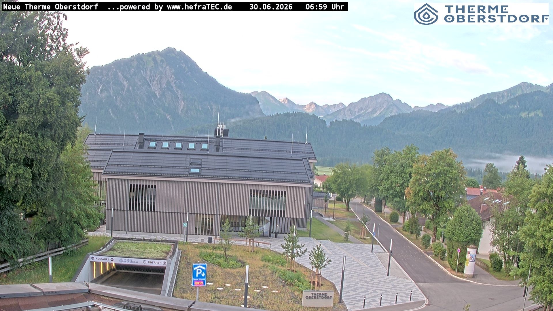 Archiv Foto Webcam Touristinformation Oberstdorf Haus