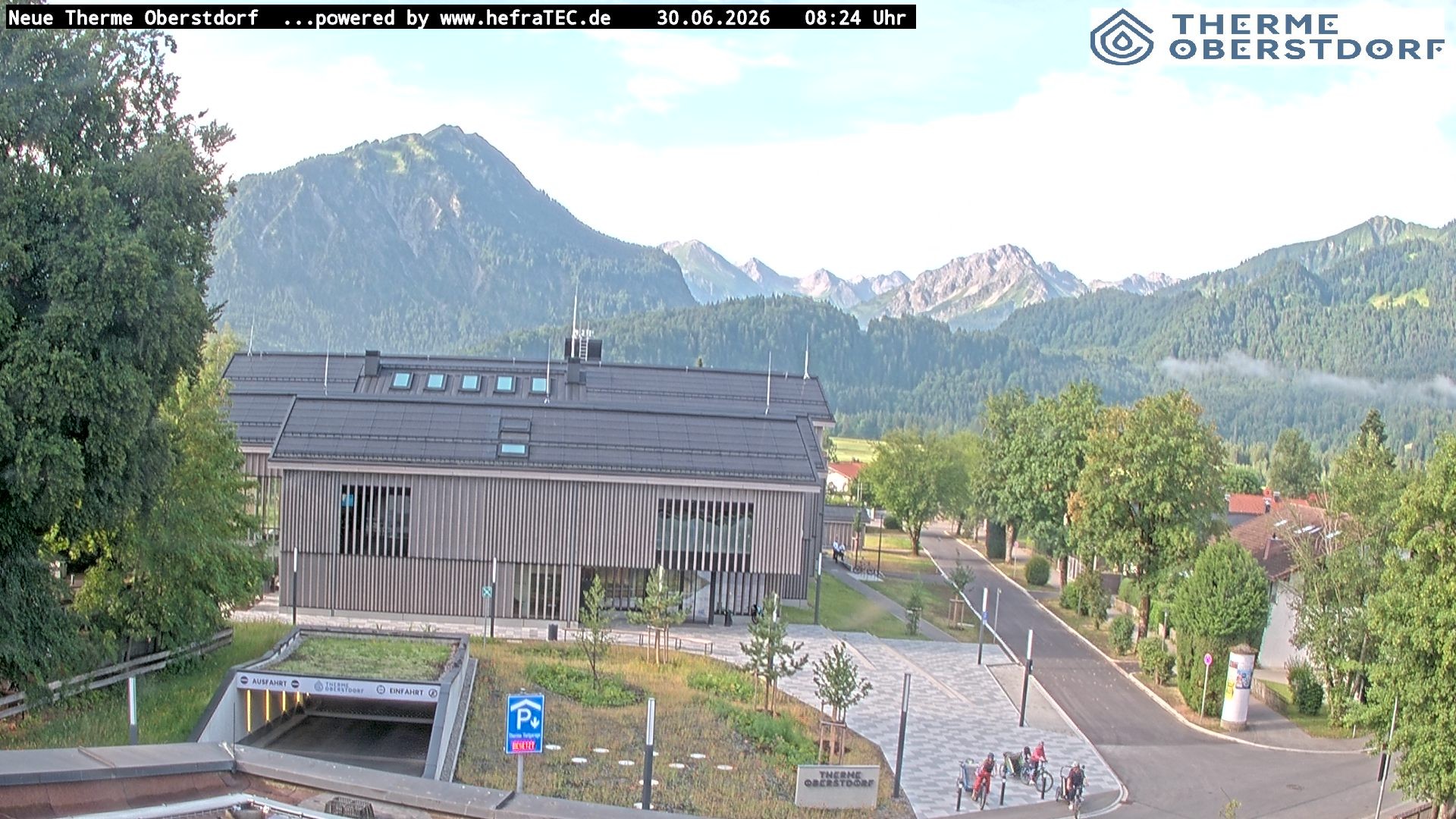 Archiv Foto Webcam Touristinformation Oberstdorf Haus