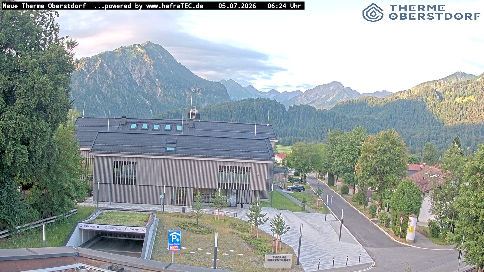 Archiv Foto Webcam Touristinformation Oberstdorf Haus