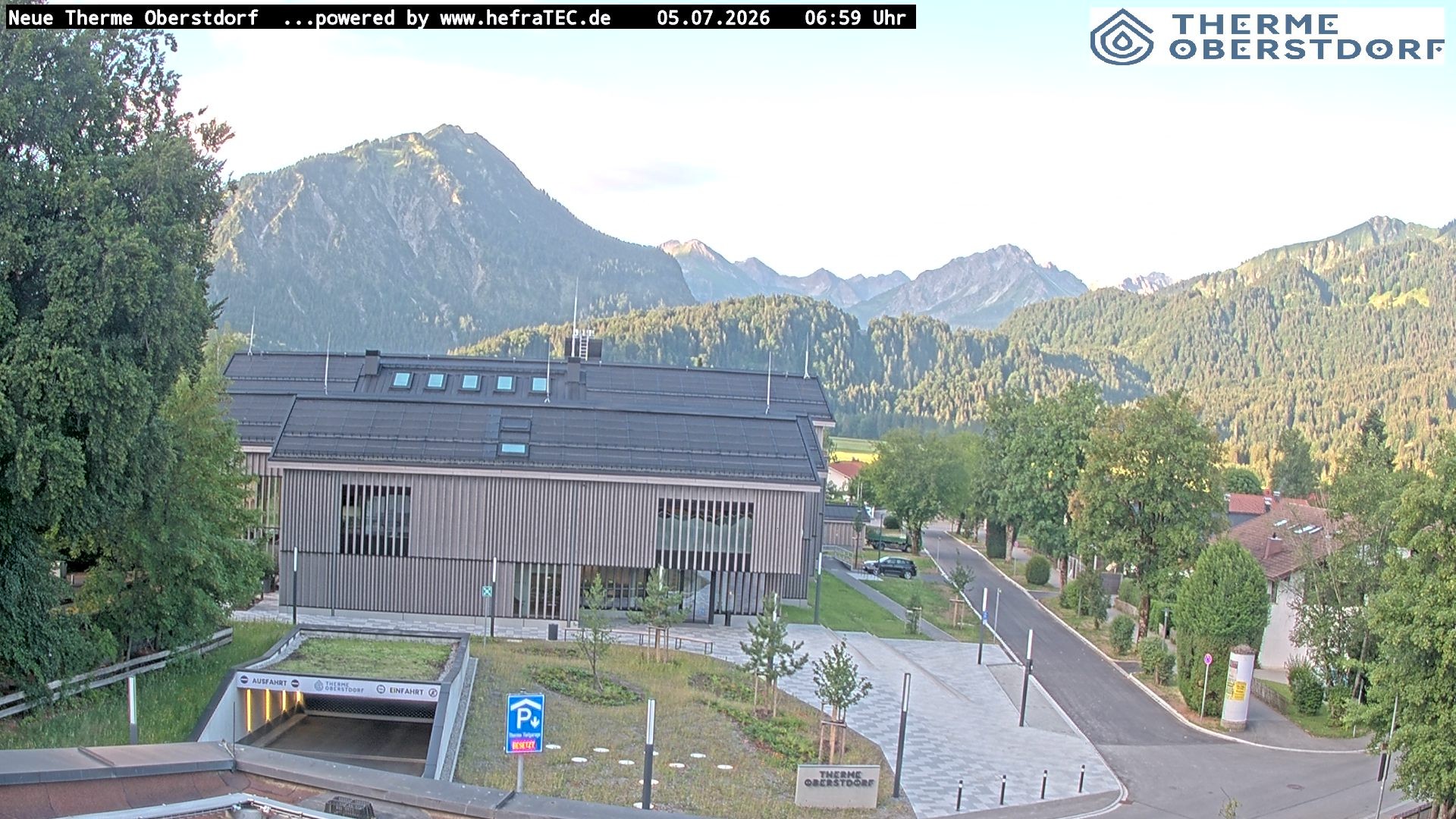 Archiv Foto Webcam Touristinformation Oberstdorf Haus