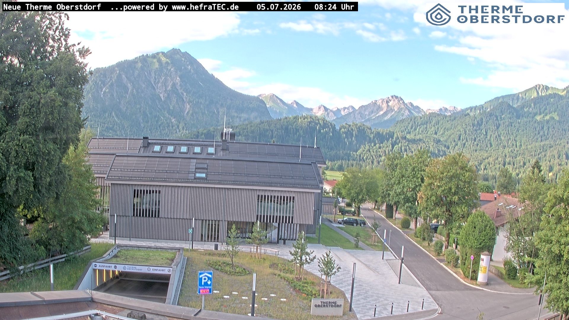 Archiv Foto Webcam Touristinformation Oberstdorf Haus