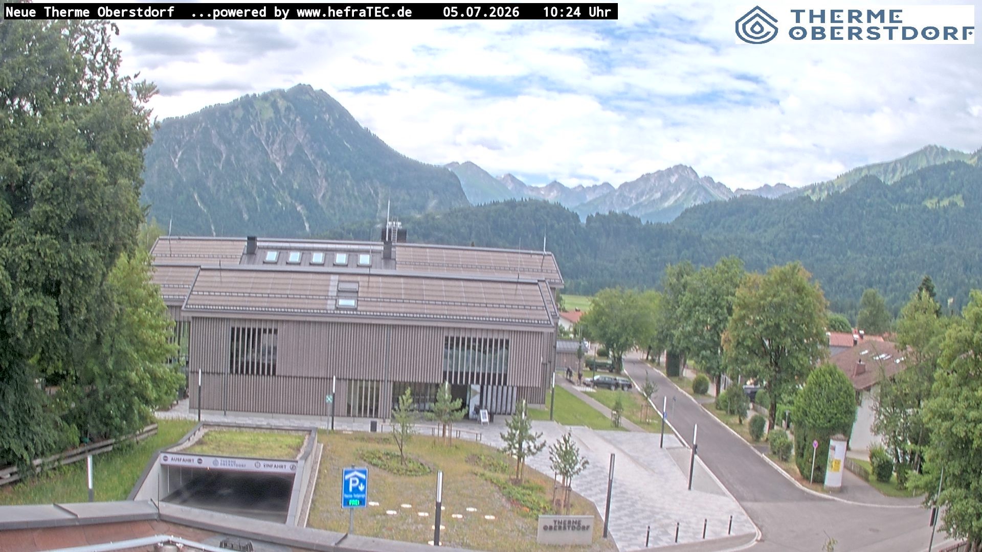 Archiv Foto Webcam Touristinformation Oberstdorf Haus