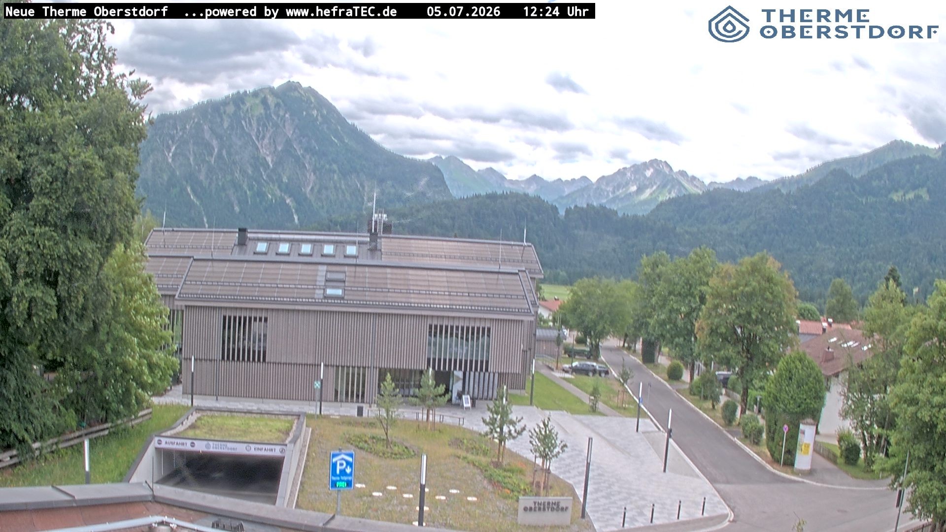 Archiv Foto Webcam Touristinformation Oberstdorf Haus