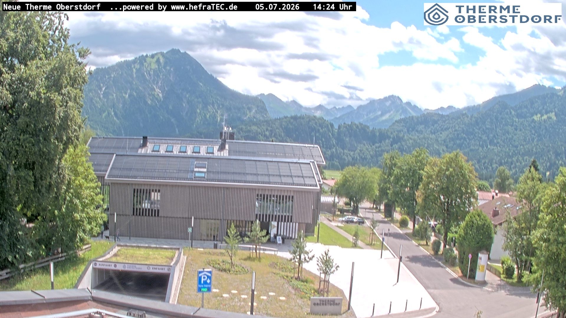 Archiv Foto Webcam Touristinformation Oberstdorf Haus