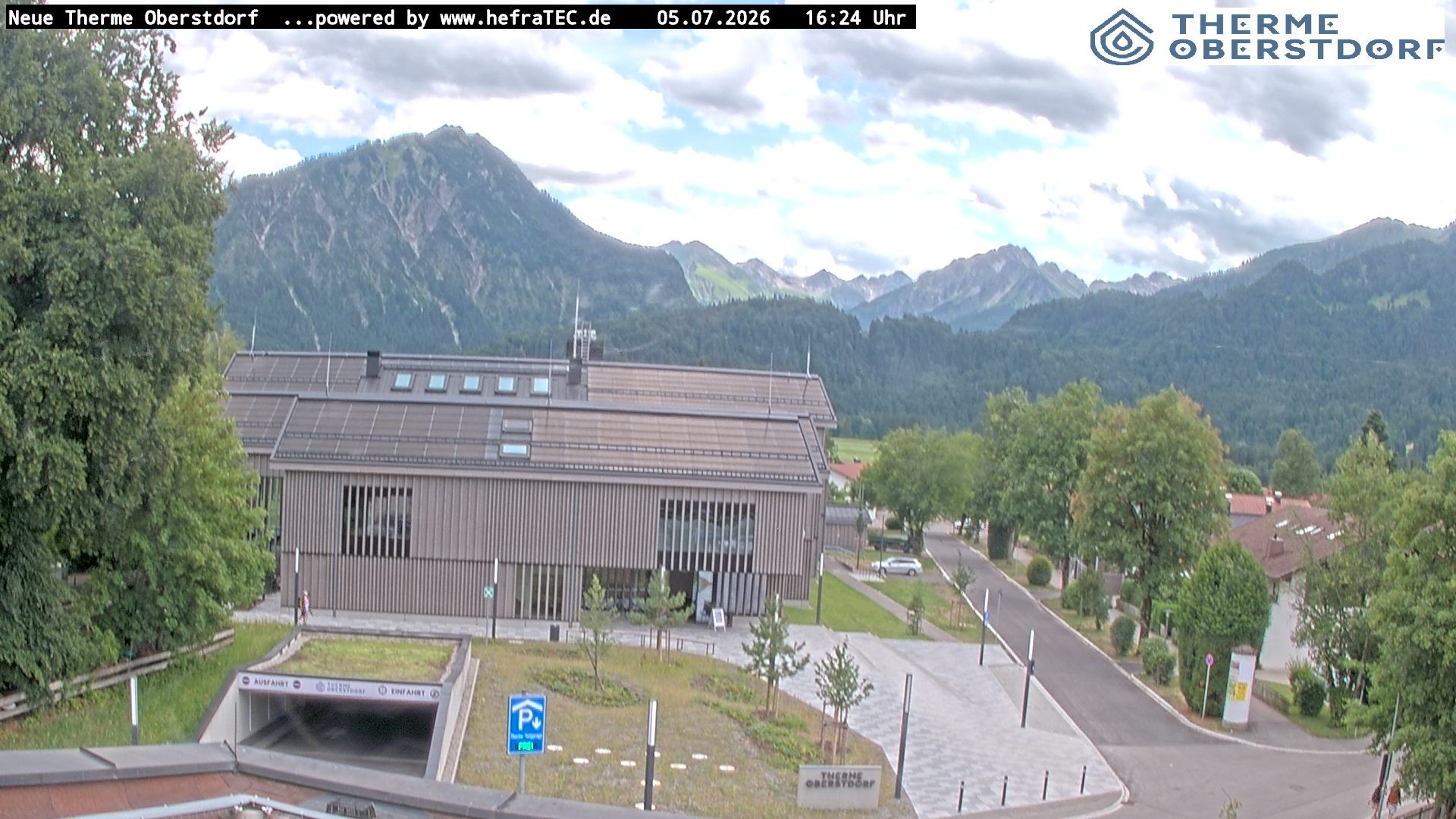 Archiv Foto Webcam Touristinformation Oberstdorf Haus