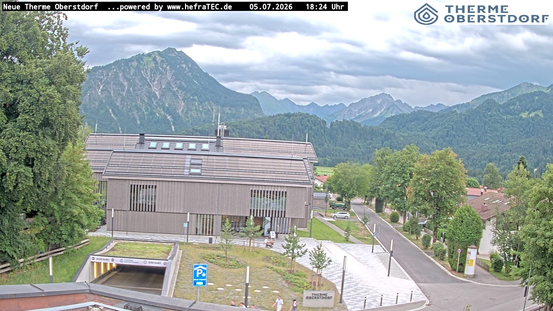 Archiv Foto Webcam Touristinformation Oberstdorf Haus