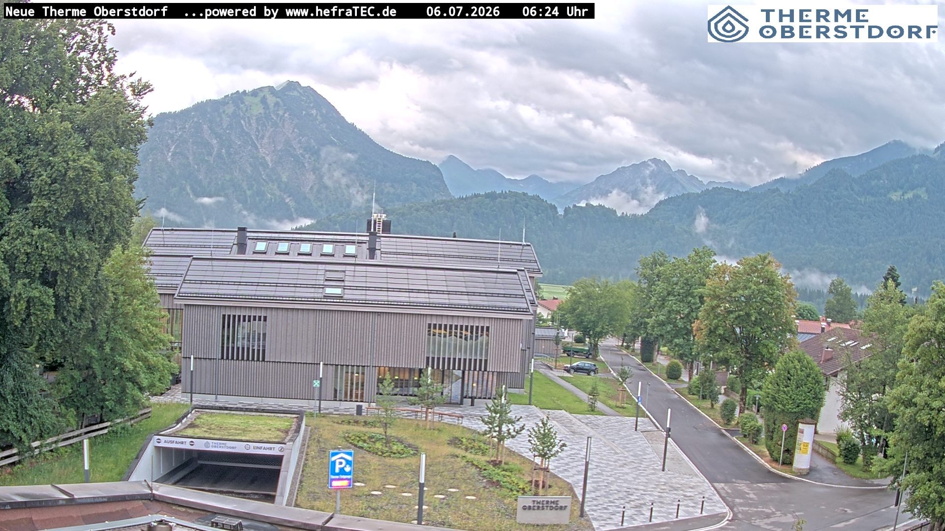 Archiv Foto Webcam Touristinformation Oberstdorf Haus