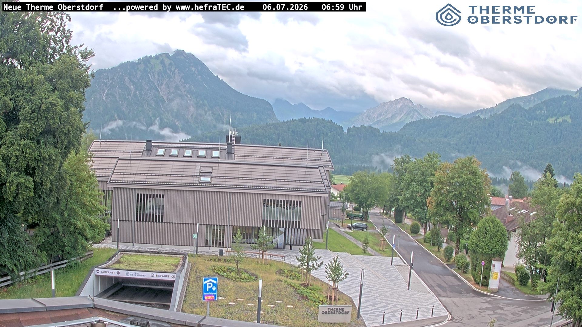 Archiv Foto Webcam Touristinformation Oberstdorf Haus