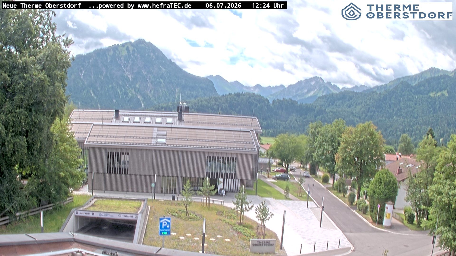 Archiv Foto Webcam Touristinformation Oberstdorf Haus