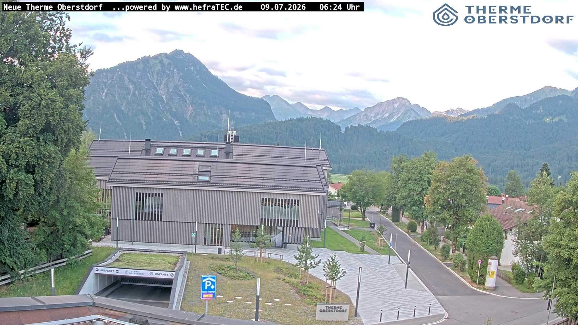 Archiv Foto Webcam Touristinformation Oberstdorf Haus