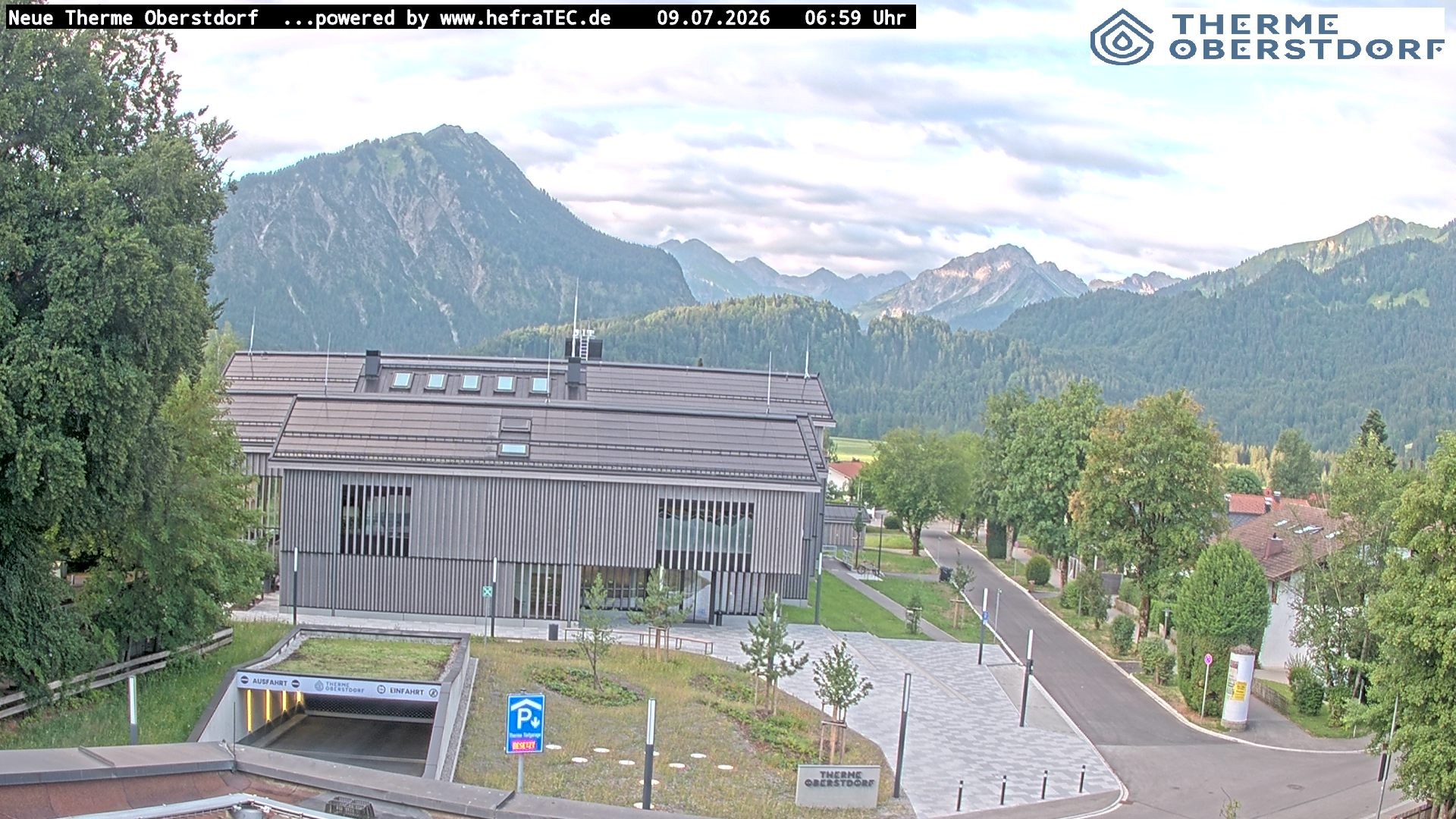 Archiv Foto Webcam Touristinformation Oberstdorf Haus