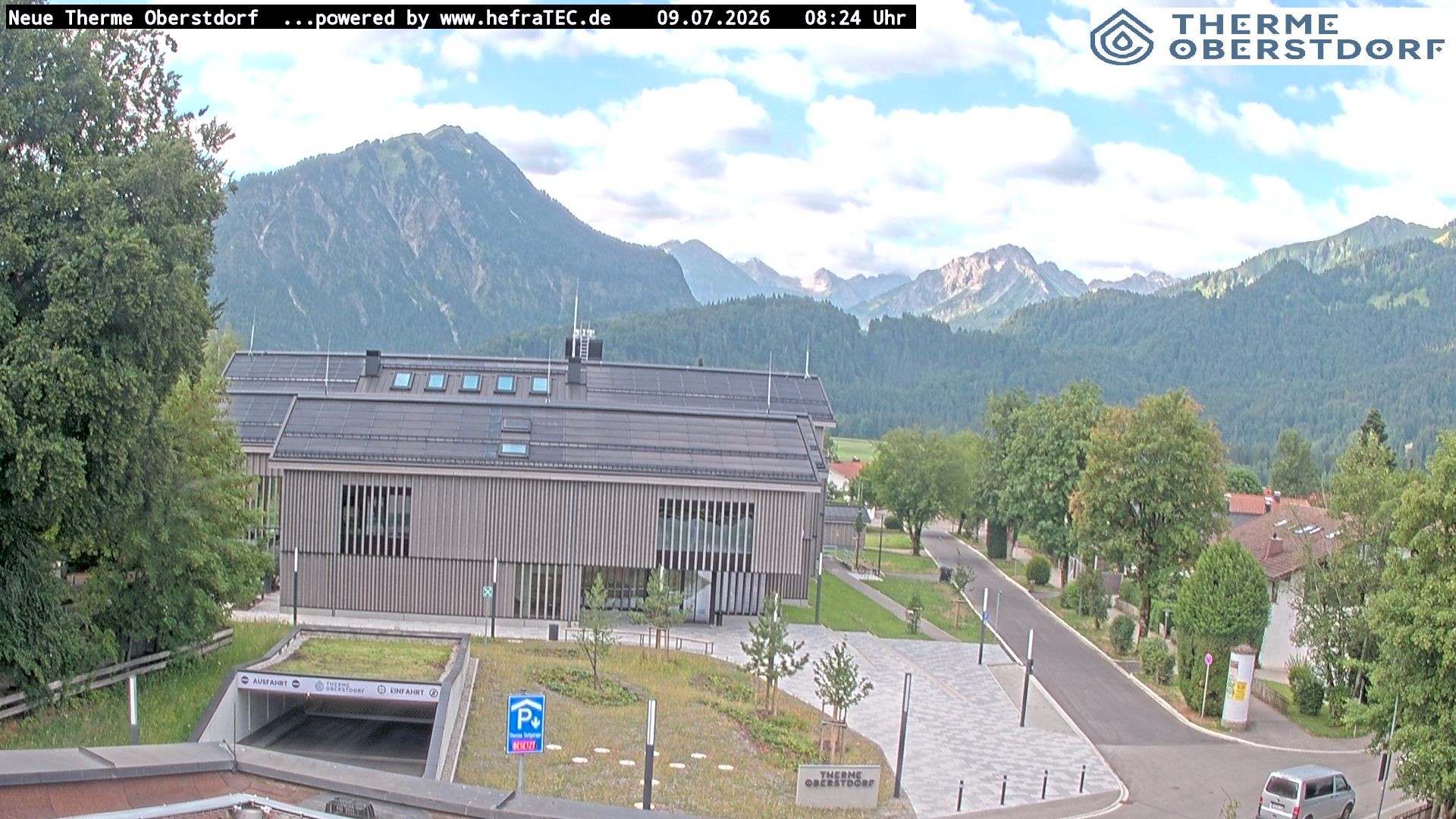 Archiv Foto Webcam Touristinformation Oberstdorf Haus