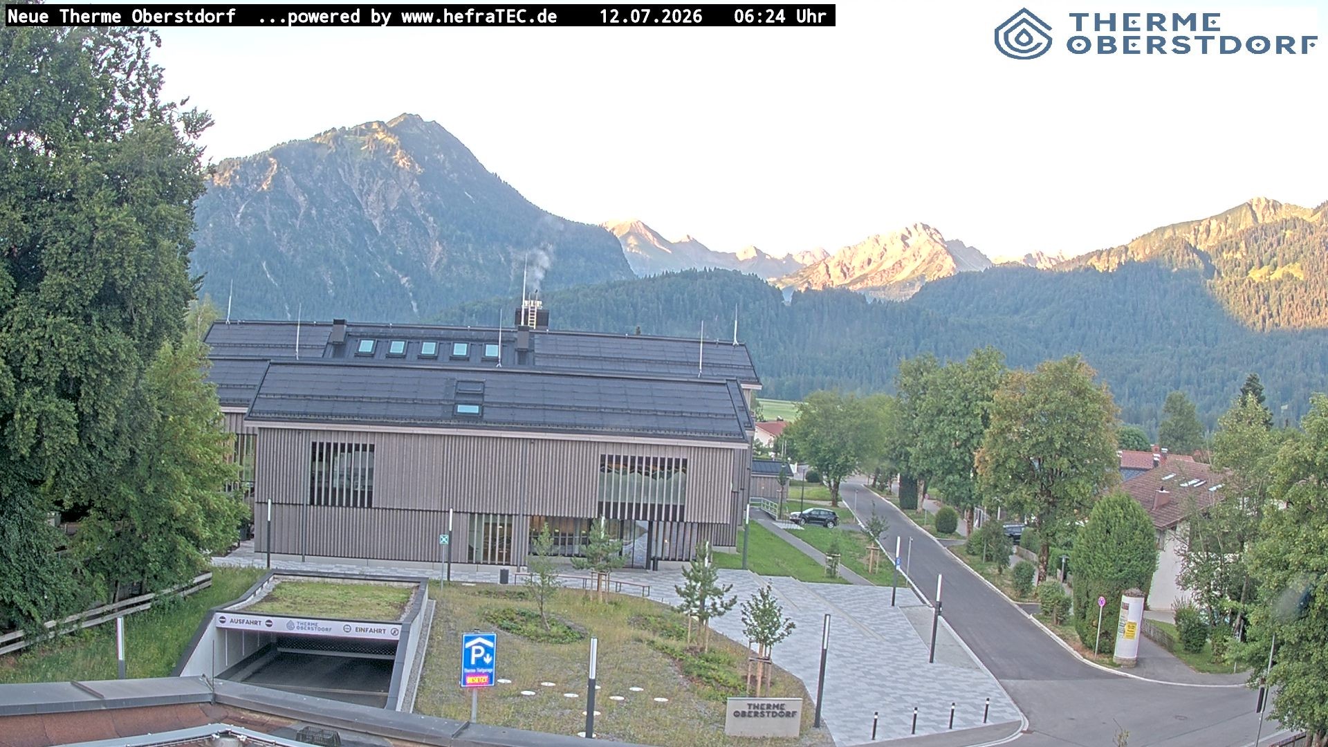 Archiv Foto Webcam Touristinformation Oberstdorf Haus