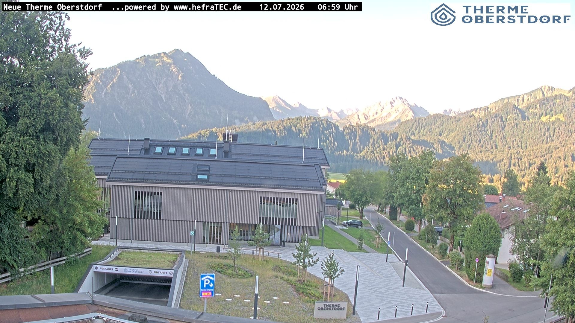 Archiv Foto Webcam Touristinformation Oberstdorf Haus