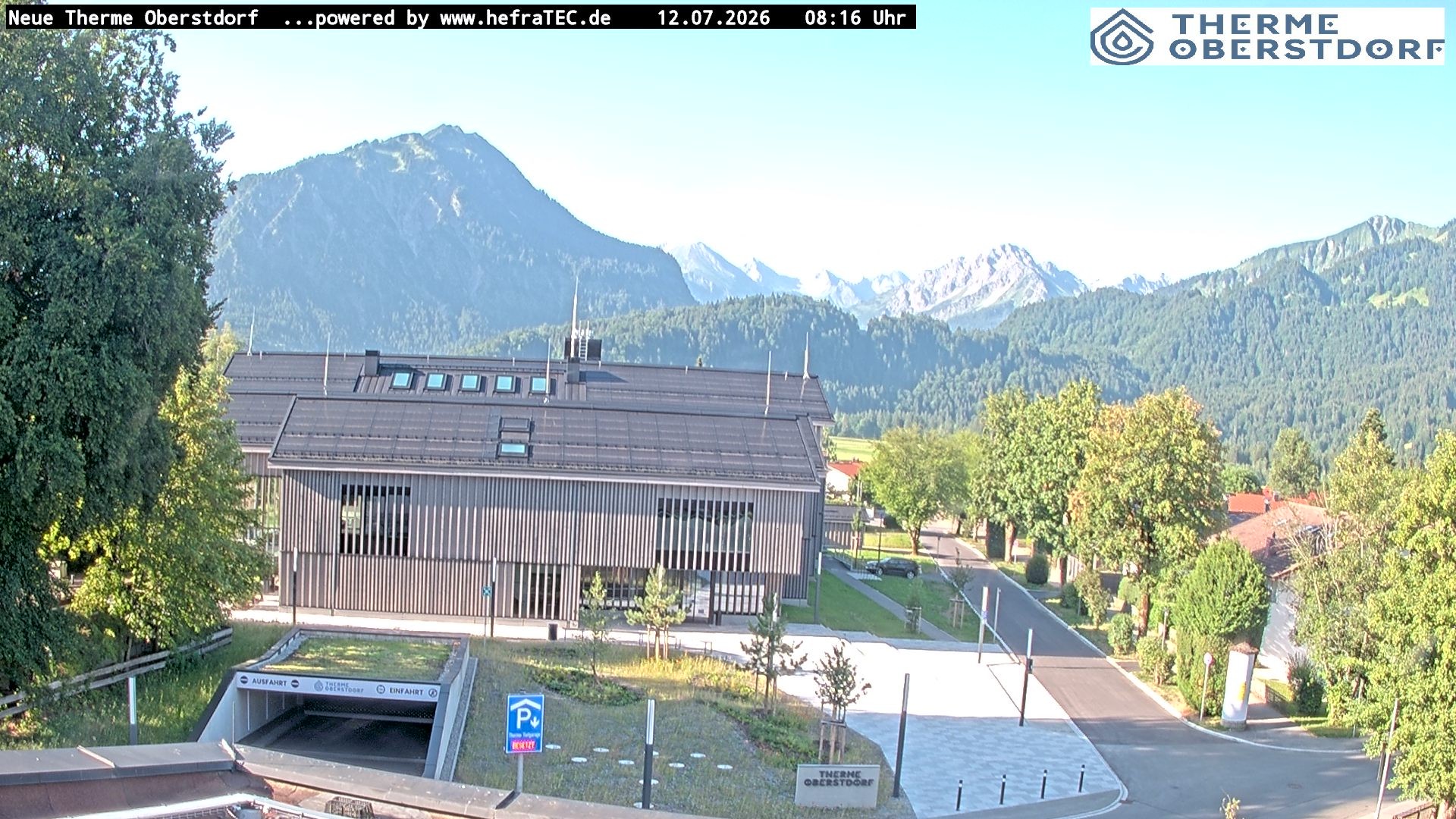 Archiv Foto Webcam Touristinformation Oberstdorf Haus