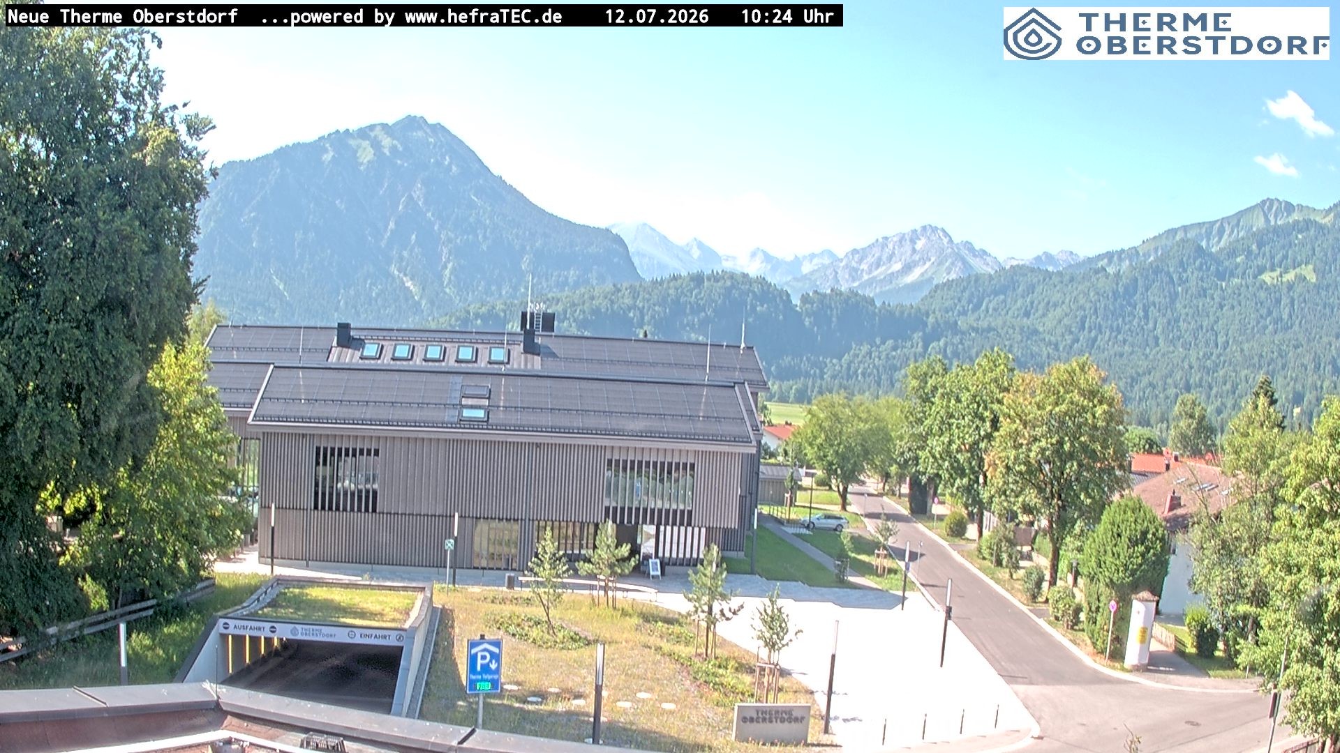 Archiv Foto Webcam Touristinformation Oberstdorf Haus