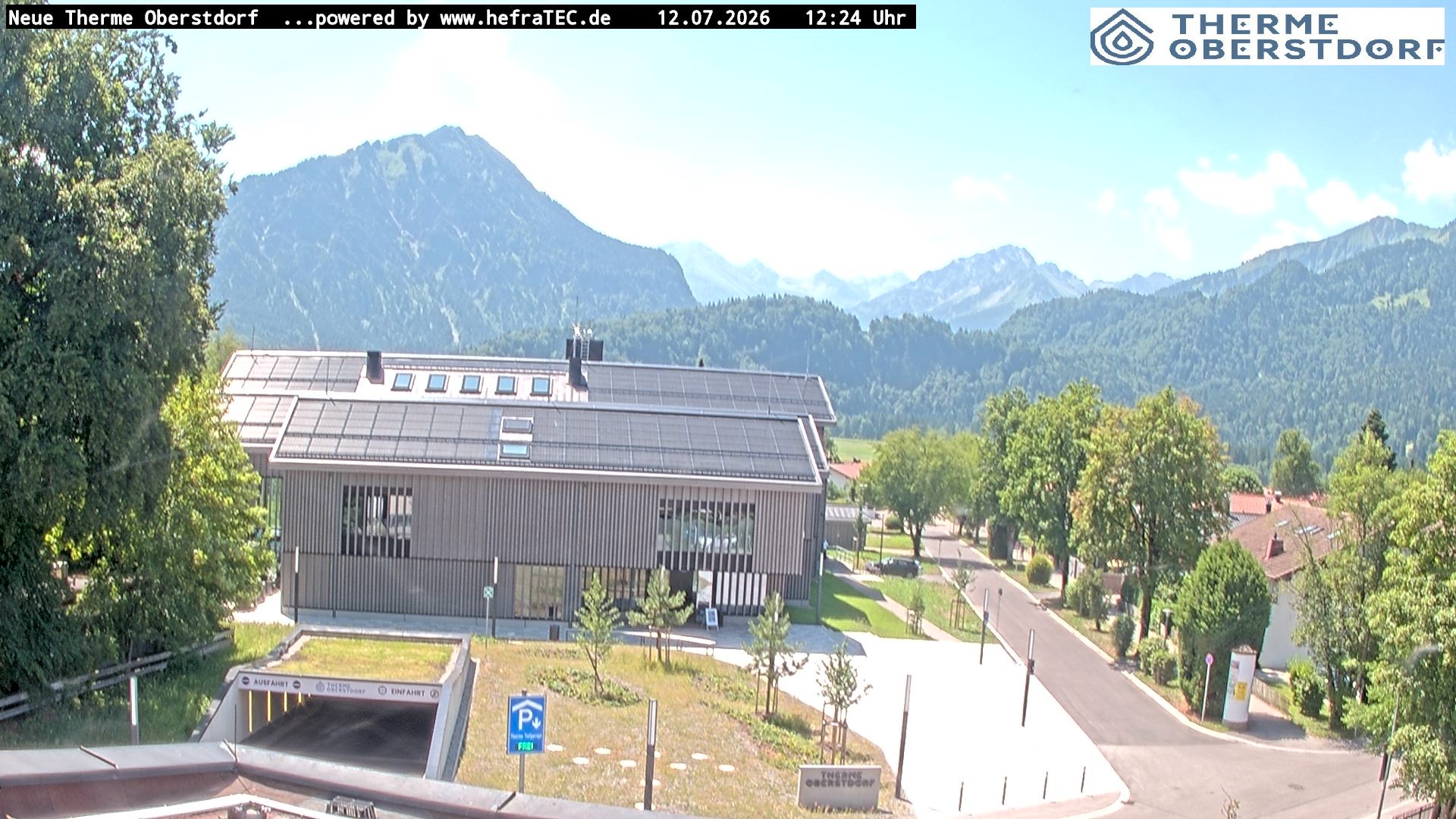 Archiv Foto Webcam Touristinformation Oberstdorf Haus