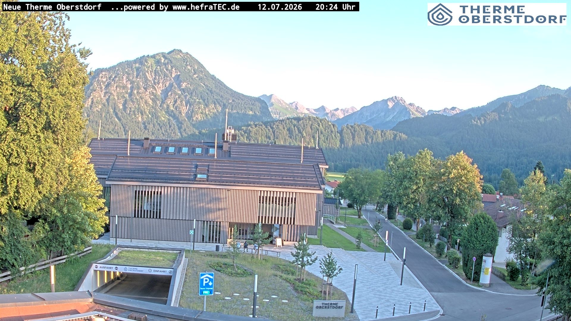 Archiv Foto Webcam Touristinformation Oberstdorf Haus