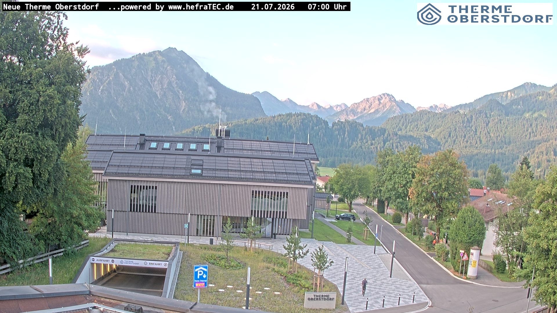 Archiv Foto Webcam Touristinformation Oberstdorf Haus