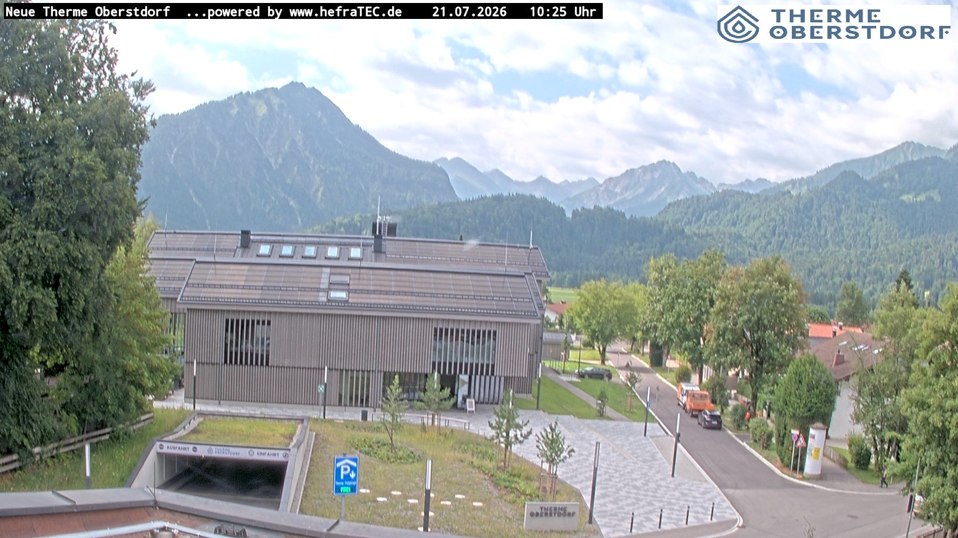Archiv Foto Webcam Touristinformation Oberstdorf Haus